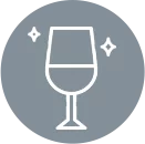 Icono de copa de vino Promob
